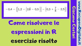 05 espressione con addizioni e sottrazioni [upl. by Yeorgi]