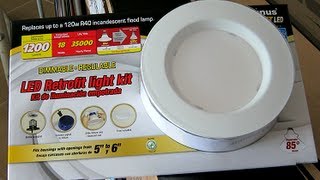 How to install the Costco LED Retrofit Light Kit [upl. by Eugilegna]