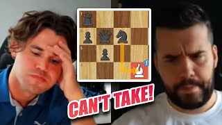 Nepomniachtchi Blunders That Move vs Magnus Carlsen [upl. by Rolyab94]