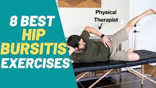 The 8 BEST Hip Bursitis Exercises amp Stretches  PT Time with Tim [upl. by Carree763]