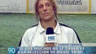 Claudio Caniggia entrevista exclusiva Fox Sports 2010 [upl. by Tenej]