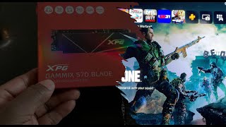 Amazons 1TB XPG Gammix SSD  Installing M2 XPG 1TB GAMMIX S70 Blade for PS5  David Yeb Vlogs [upl. by Ole]