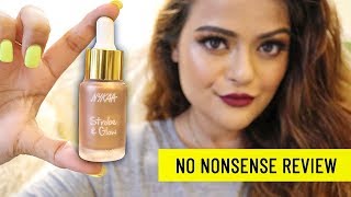 Nykaa Strobe amp Glow Highlighter  No Nonsense Review Under 5 Minutes [upl. by Derna]