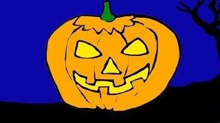 Halloween Night Childrens Halloween Song  Little Blue Globe Band [upl. by Ebby98]