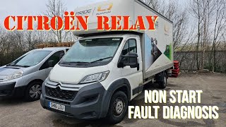 Citroën Relay 2016 Non Start Fault Diagnosis [upl. by Anirbas372]