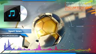 Sport News  Sport news background music theme  Royaltyfree music [upl. by Lateehs491]