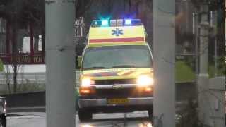 Brandweer en Ambulance Dienst met spoed in Rotterdam Dag Compilatie [upl. by Manup]