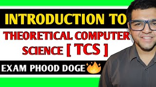 Introduction to Theoretical Computer Science  TCS  in Hindi [upl. by Eldredge]