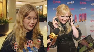 Kirsten Dunst Reacts to Her First ‘Interview With the Vampire’ Interview Exclusive [upl. by Anaujnas502]