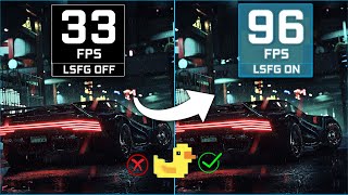 CYBERPUNK 2077 20 Increase performance  Lossless Scaling  4X FPS BOOST [upl. by Anirrak215]