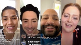 Superstore Finale IG Live with America Ferrera Ben Feldman Colton Dunn amp Lauren Ash [upl. by Trace]