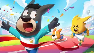 Sheriffs Sports Day  Police Cartoon  Cartoons for Kids  Sheriff Labrador  BabyBus [upl. by Sarette]