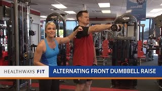 Alternating Front Dumbbell Raise [upl. by Madella486]