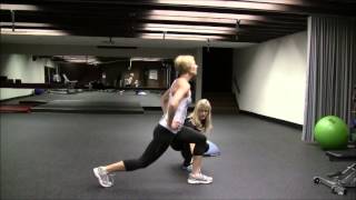 Step Back Lunge  Exercise Demonstration [upl. by Yrolg632]