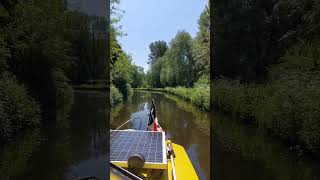 short cruise on the canal aboard twiggy the boat [upl. by Nnylyma]