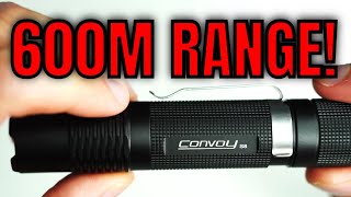 Highest Candela Budget EDC Flashlight Convoy S8 CSLNM1F1 [upl. by Lorsung]