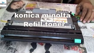 konica minolta pagepro 1580mf cartridge refills [upl. by Notserk676]