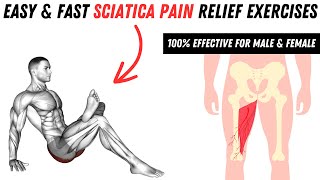 Lower Back Stretches for Sciatica Pain  Sciatica Exercises for Back Pain by FitnessBlendercom [upl. by Jahdal11]