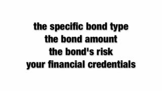 How Are Surety Bond Premiums Calculated [upl. by Hufnagel]