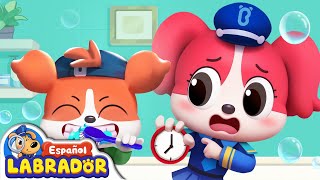 🔍Sheriff Labrador  Ir a la Escuela Solo 🎒  Videos para Niños  BabyBus en Español [upl. by Billie520]