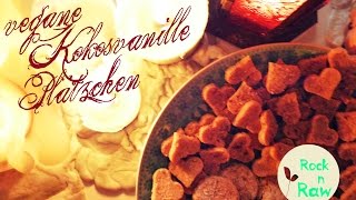 Kokosvanilleplätzchen ROHVEGAN [upl. by Anhcar]