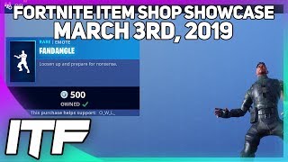 Fortnite Item Shop NEW FANDANGLE EMOTE March 3rd 2019 Fortnite Battle Royale [upl. by Ashley]