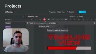 Notion Timeline for Project Management [upl. by Oswald]