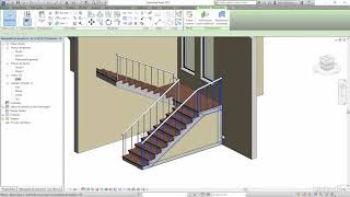 Curso Revit 2017 4163  Agregar Barandillas o Railings [upl. by Gareth]