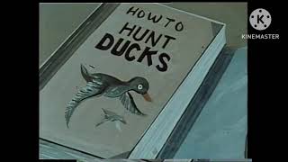 Looney Tunes Porkys Duck Hunt 1937 Redrawn Titles [upl. by Akihsan]