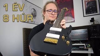 Milyen egy 8 húros gitár  Ibanez RG80F bemutató [upl. by Ardnosal]