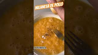 🍗MILANESA DE POLLO CON UNA CREMA DE HUMITA EXPLOTADA🔥 music recetas comida [upl. by Nomyar]