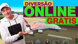 Simulador de Voo Online para Android e PC  O melhor Simulador de Jogo de Avião  Totalmente Grátis [upl. by Airdni]