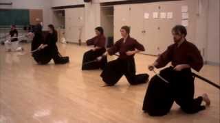 iaikihonseatedsolo3 Furi kaburi  kiri tsuke [upl. by Ecam]