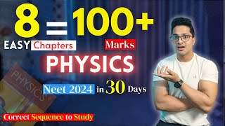 8 Easy Chapters of PHYSICS to Score 100 in Neet 2024  How to score 100 in Physics Neet in 1 Month [upl. by Nifares871]