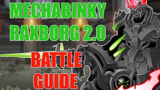 AQW How To Beat MechaBinky  Raxborg 20  join grimchallenge Battle Guide [upl. by Navek]