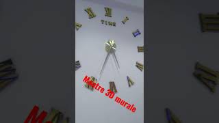 Horloge Murale Romain 3D pour Salon Chambre Décorations Moderne – Dorè [upl. by Mylor]