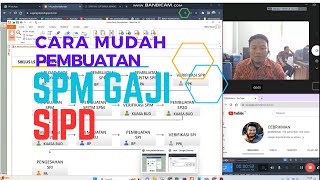 CARA PEMBUATAN SPM GAJI MENGGUNAKAN SIPD [upl. by Phillane]