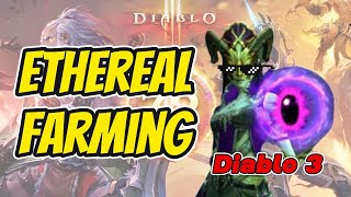 Diablo 3 Season 32 Wizard Ethereal Farming like Jet Fueled [upl. by Nollahs561]