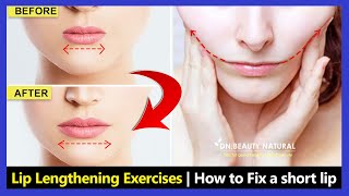 3 Lip Lengthening Exercises  Fix a short lip increase the length of the lip and stretch your lips [upl. by Hanselka432]