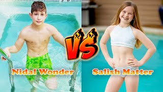 Salish Matter VS Nidal Wonder Transformation 👑 From Baby To 2023 [upl. by Airamzul]