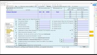 How to fill out IRS form 1040 for 2019 Free software See link below [upl. by Yanej]