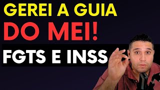 Folha de Pagamento MEI  Como Gerar a Guia do FGTS e INSS do Funcionário do MEI [upl. by Tterrab]