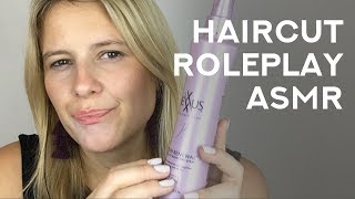 ASMR Relaxing Haircut Roleplay [upl. by Hgierb267]