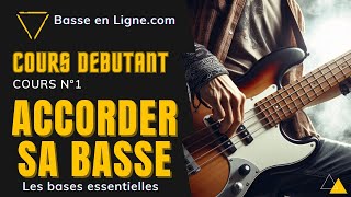 Cours Basse Débutant N°1  Accorder sa Basse [upl. by Shaum]