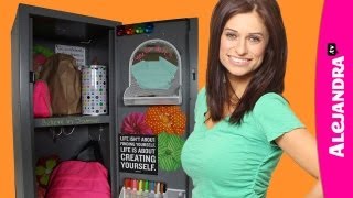 How to Organize Your Locker  Locker Organization amp Decorating Ideas [upl. by Rheingold638]