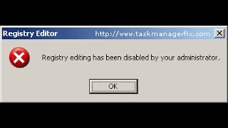 solvedRegistry Editing has been Disabled by your Administrator Windows 78 2016 way [upl. by Nosila]