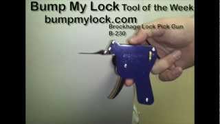 BPG10 Brockhage Lock Pick Gun TotW [upl. by Atnas]