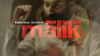 Malik BGM  Raheemun Aleemun  Arabic Song  Lyrics  Hida Sakkeer [upl. by Ettennek]