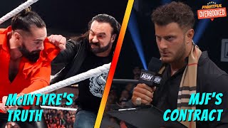 MJF Refutes ReSigning With AEW Drew McIntyre Speaks His Truth  In The Weeds 122023 [upl. by Aiuqcaj]