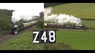 Z48 remembered with 5029 Nunney Castle amp 5043 Earl of Mount Edgcumbe [upl. by Joana]